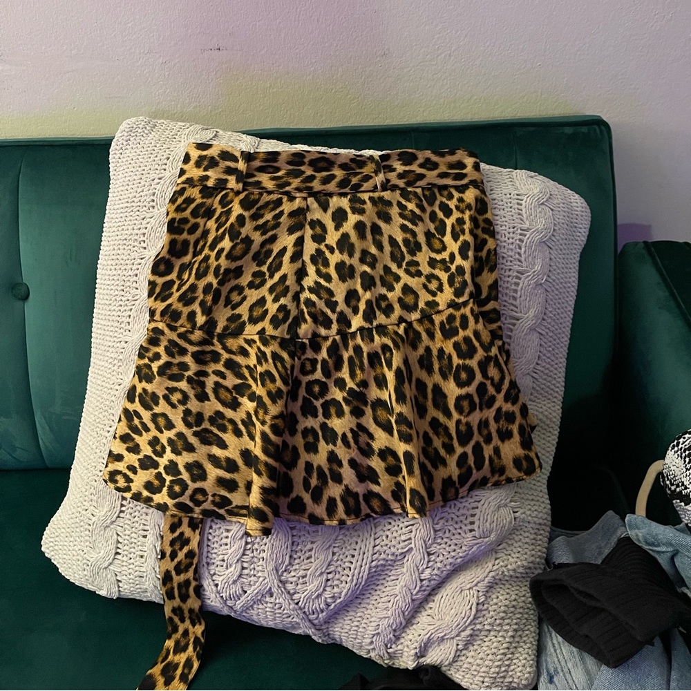 Zara Cheetah Print Skort
